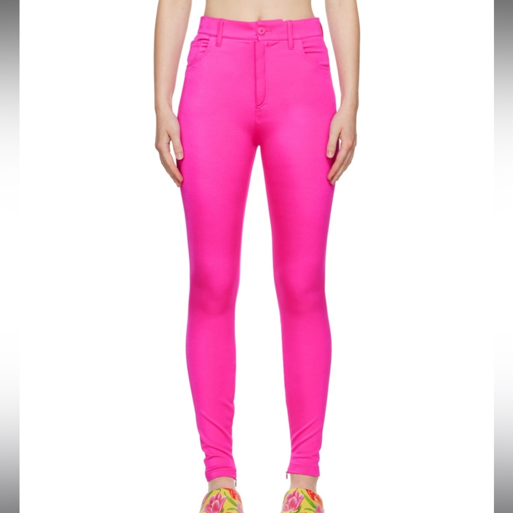 Balenciaga Lipstick Pink Leggings/ Pants